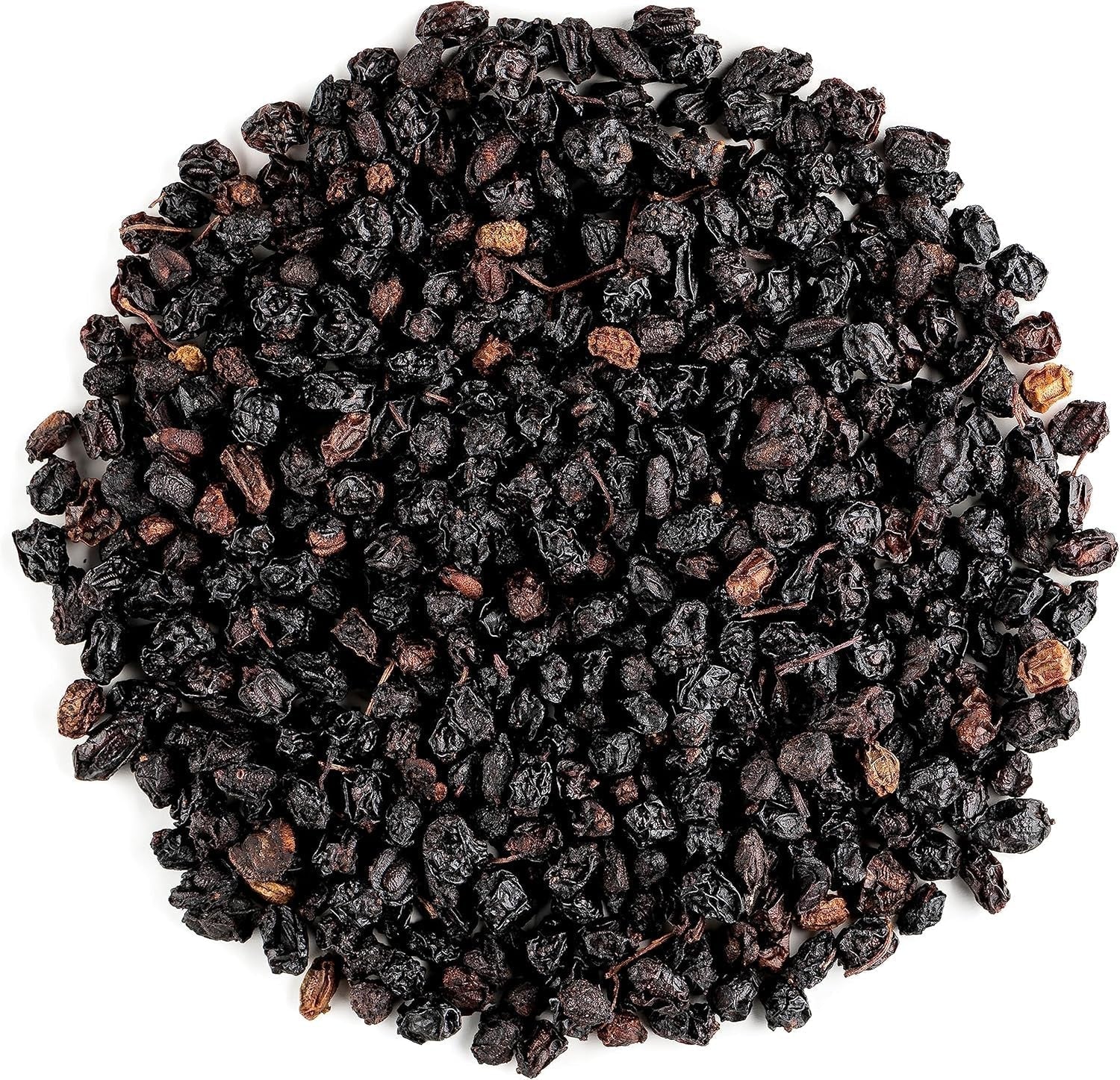 Sureau noir biologique - Baies de Sambucus entières - Produits déshydratés de sureau Naty Shop 200 G (1 paquet) Sureau noir