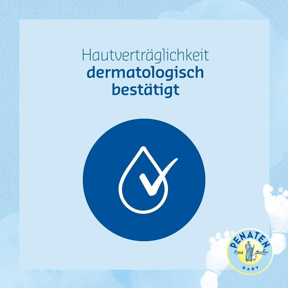 Shampoing PENATEN (400 ml), shampoing particulièrement doux pour bébé, pour cheveux doux et faciles à coiffer, aussi doux qu'une eau pure pour les yeux, dans un emballage recyclable (pack de 2) Enfant - Bain et Soin Naty Shop