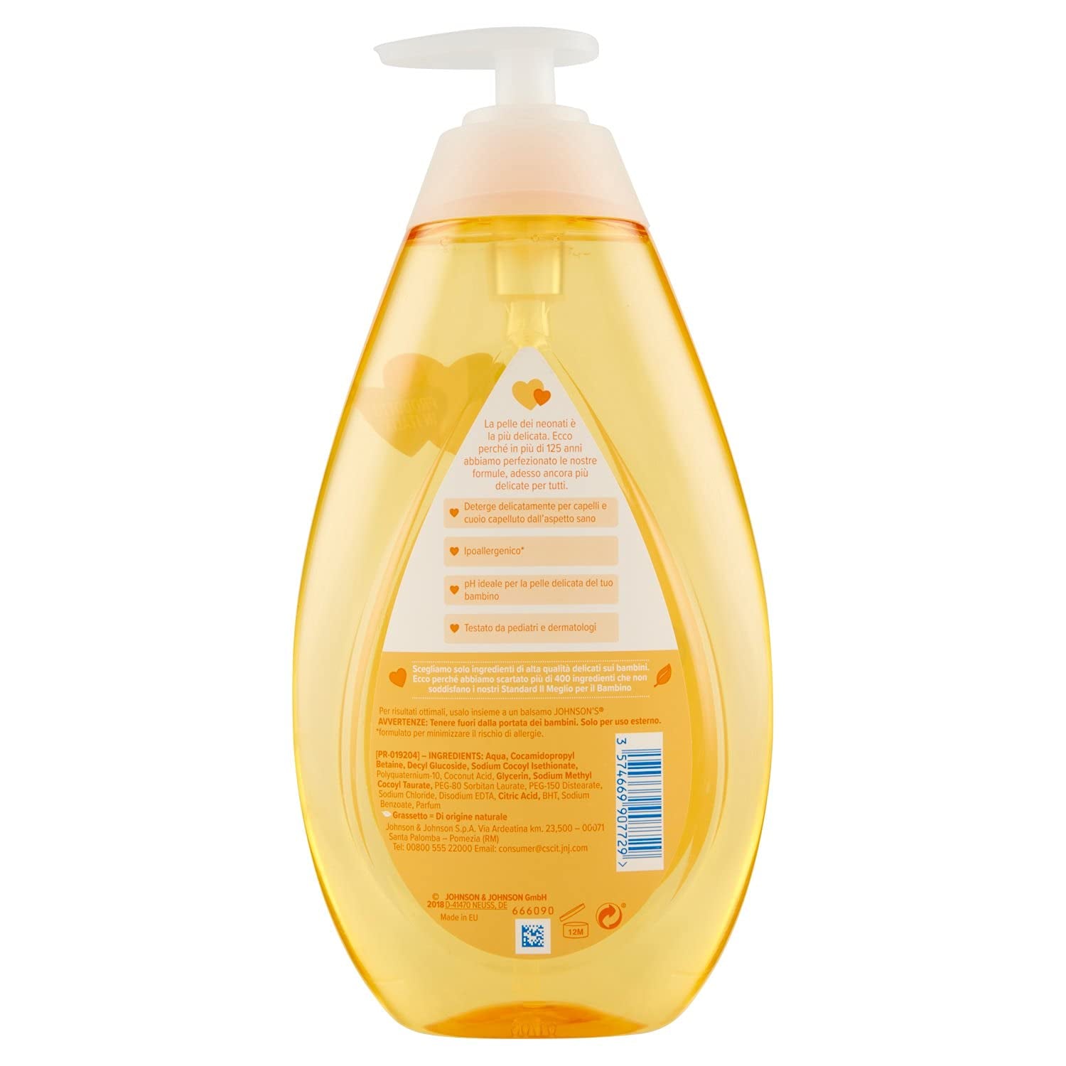 Shampoing pour enfants Johnson's & Johnson, 750 ml Enfants - Bain et soin Naty Shop