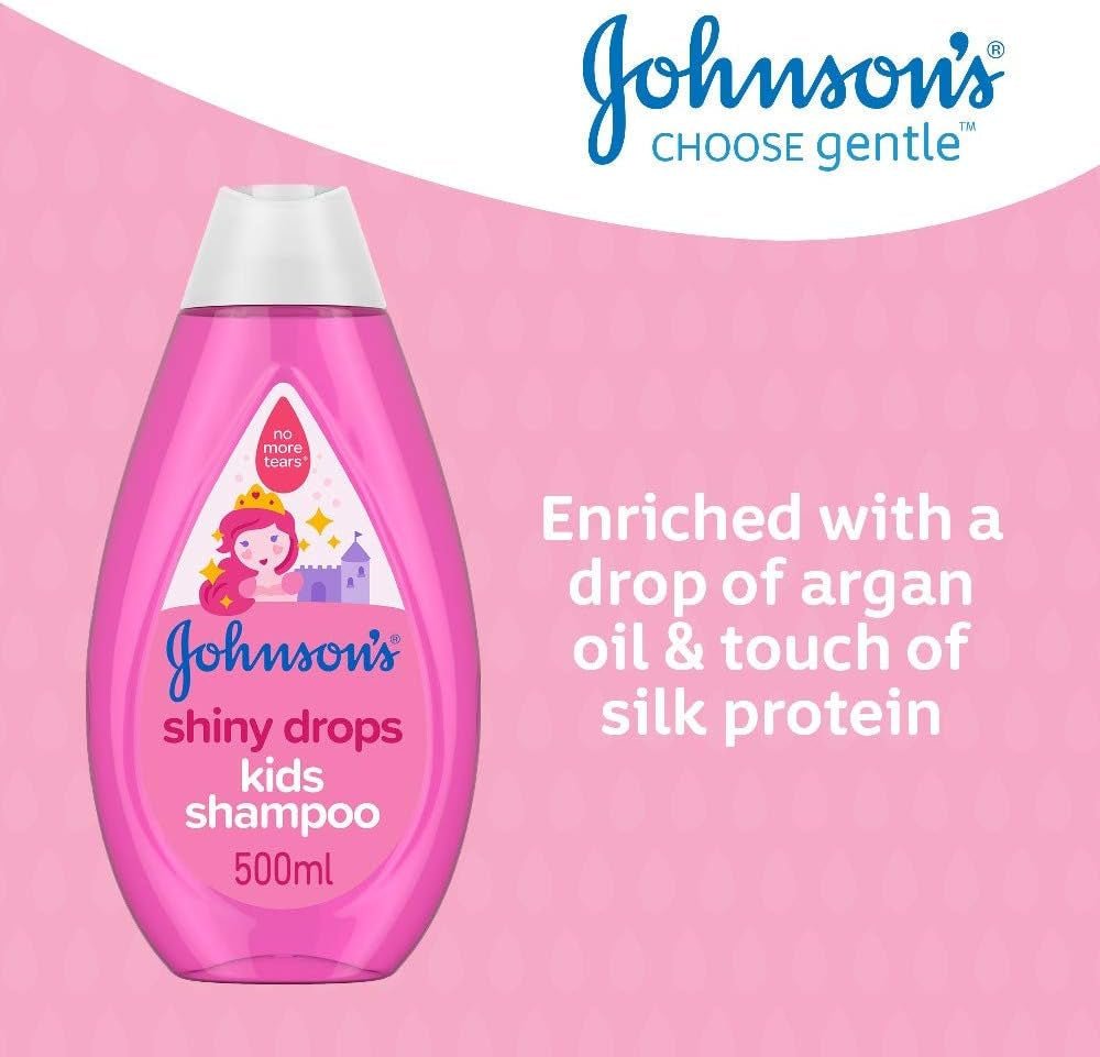 Johnson's Shiny Drops shampooing pour enfants, 500 ml Enfants - Bain et soin Naty Shop