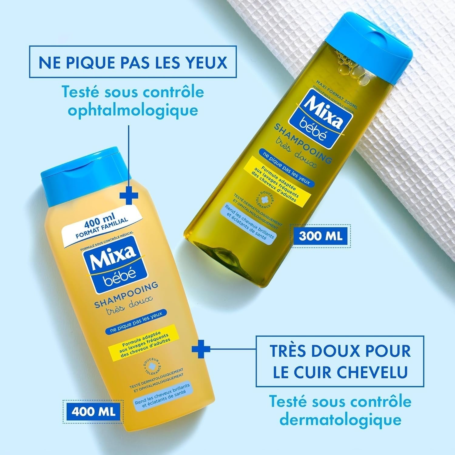 Șampon pentru copii Mixa, foarte moale, 300 ml, 300 ml Copii - Baie si Skincare Naty Shop