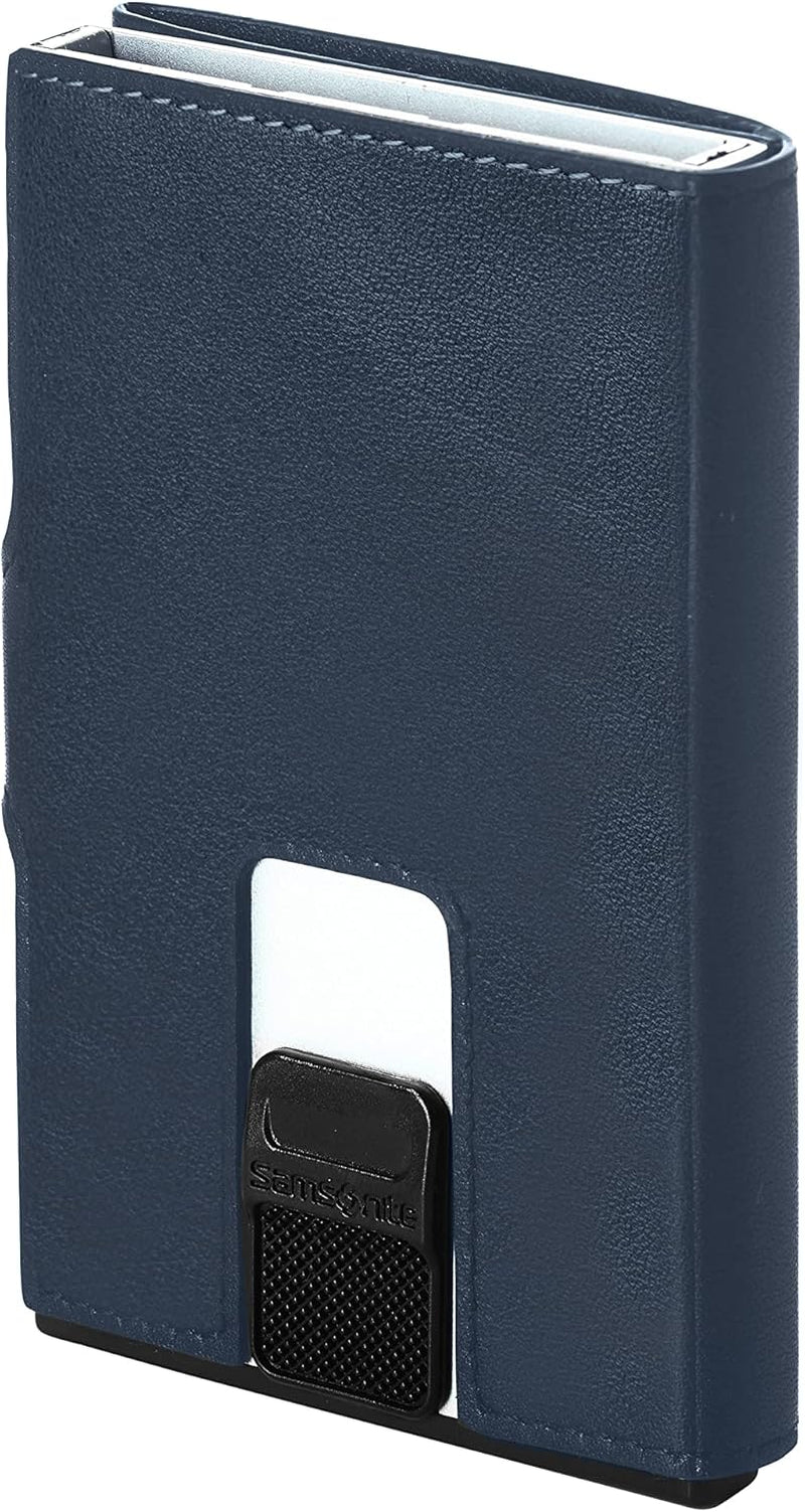 Samsonite Alu Fit SLG - Portefeuille, 10,2 cm, bleu Portefeuille homme Naty Shop