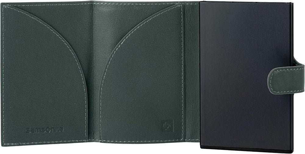 Samsonite Alu Fit SLG - Portofel, 10,2 cm, verde (Climbing Ivy) Portofel Barbati Naty Shop