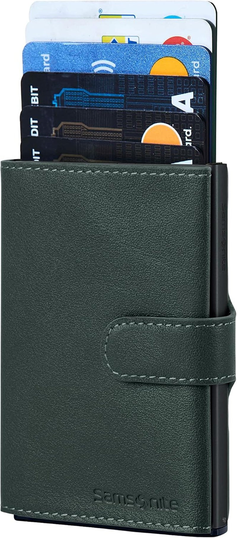 Samsonite Alu Fit SLG - Portofel, 10,2 cm, verde (Climbing Ivy) Portofel Barbati Naty Shop