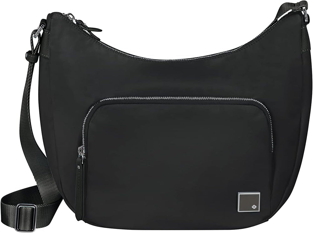 Samsonite Essentially Karissa - Sac bandoulière M, 36 cm, noir (Black) Sacs Femme Naty Shop