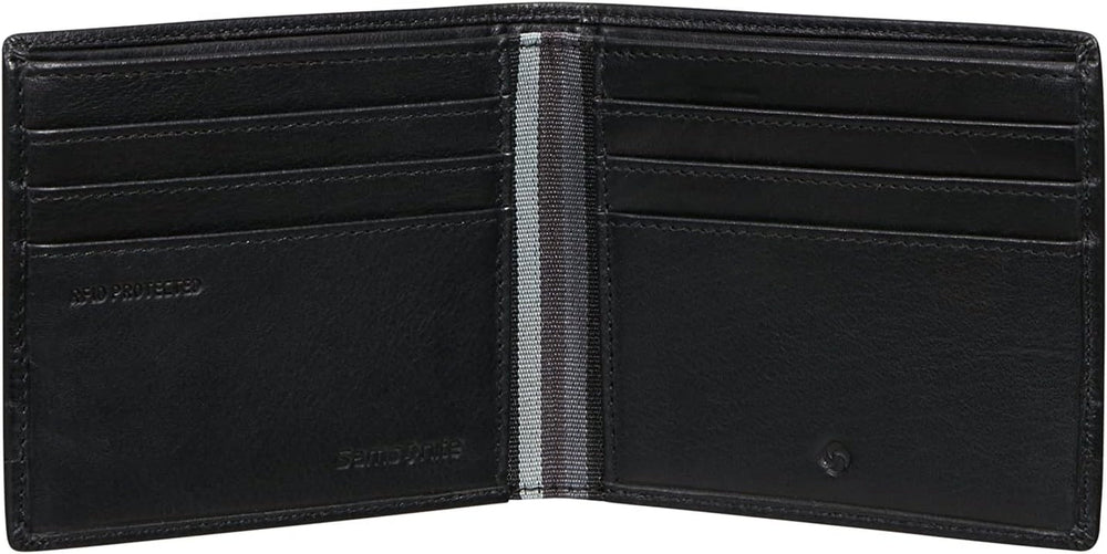 Samsonite Flagged SLG - Portefeuille, 10,5 cm, noir (black) Portefeuille homme Naty Shop