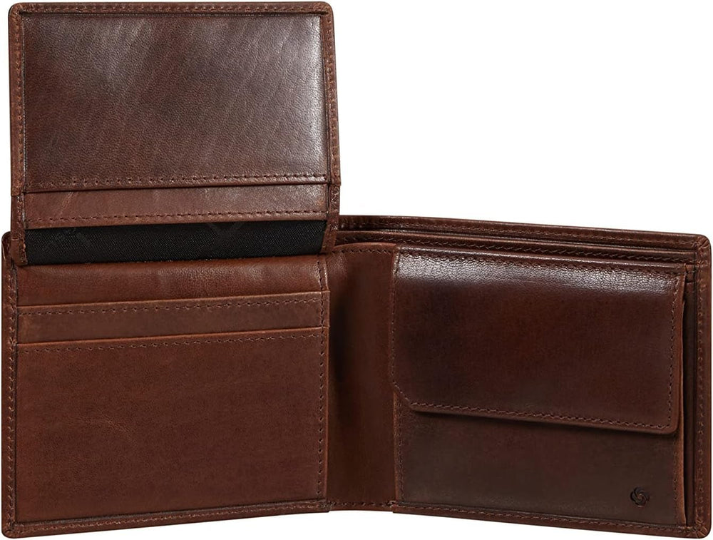Samsonite Veggy SLG - Portefeuille, 10,5 cm, marron (marron foncé) Portefeuille homme Naty Shop