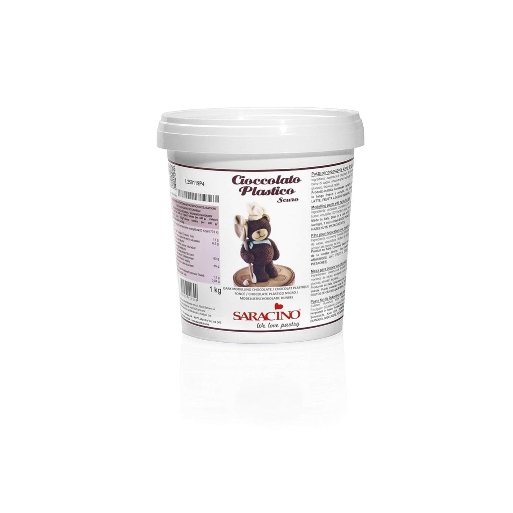 Saracino Ciocolată albă pentru modelare Pentru decorare și modelare 1 Kg Made In Italy Pasta de zahar Naty Shop Maro