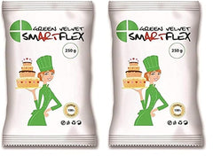 SmartFlex Fondant Green Velvet, 250g (pack de 2) Pâte à Sucre Naty Shop Default Title