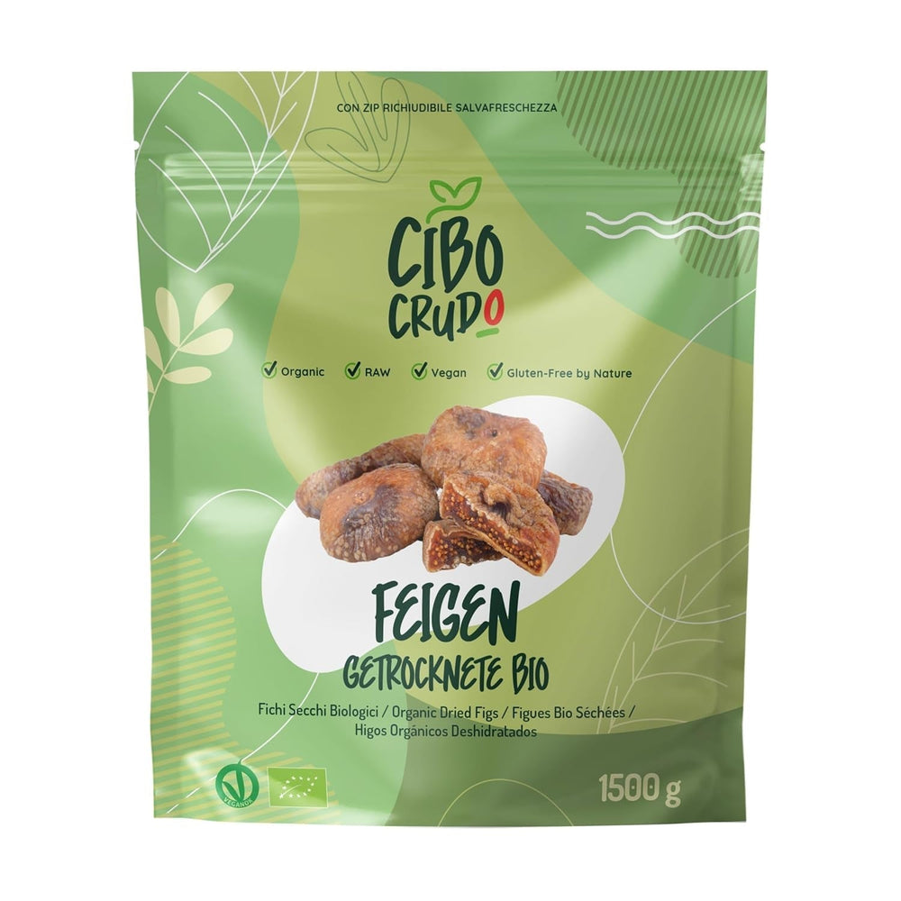 Figues séchées bio non sucrées - 250g. Figues turques séchées non sucrées. Produit naturel de haute qualité. Figues séchées biologiques. Naty Shop produits déshydratés 1,5 kg (1 paquet)