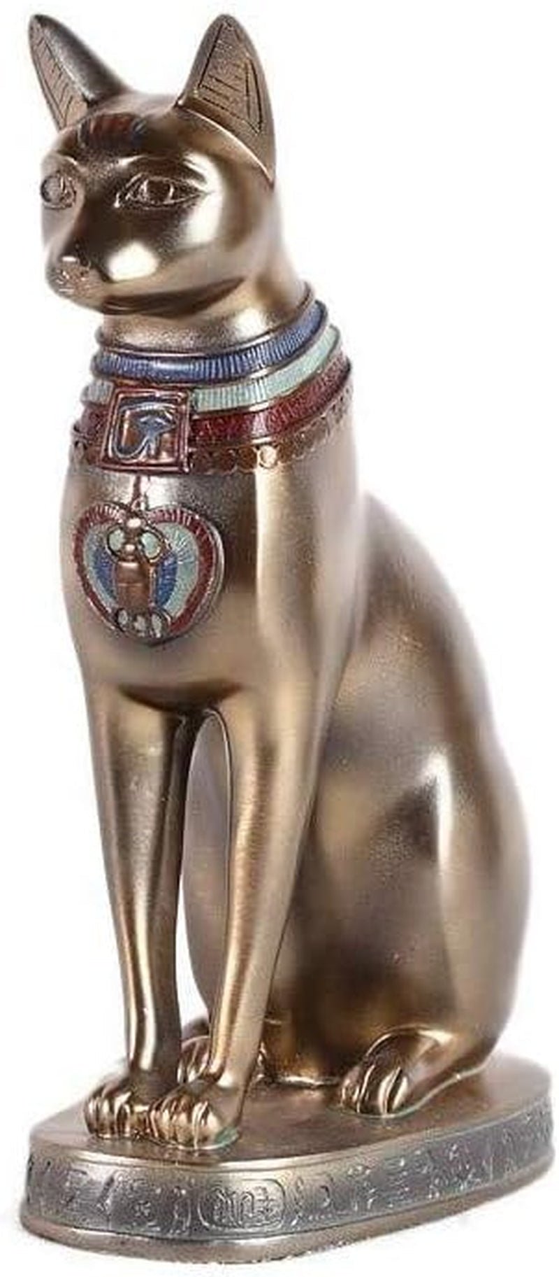 - Statuetă Bastet 21 cm - Statuetă pisică egipteană - Statuie decorare Egiptul Antic - Figurină pisică - Bust egiptean - Decorațiune originală idee cadou - Sculptură zeitate Statuete si sculpturi Naty Shop