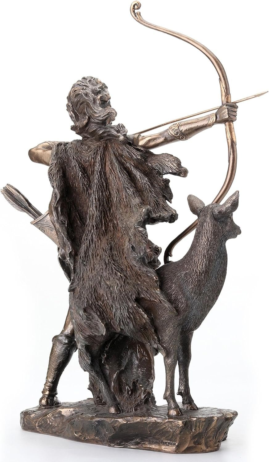 Statue en bronze de la déesse de la chasse et du sauvage Naty Shop statuettes et sculptures