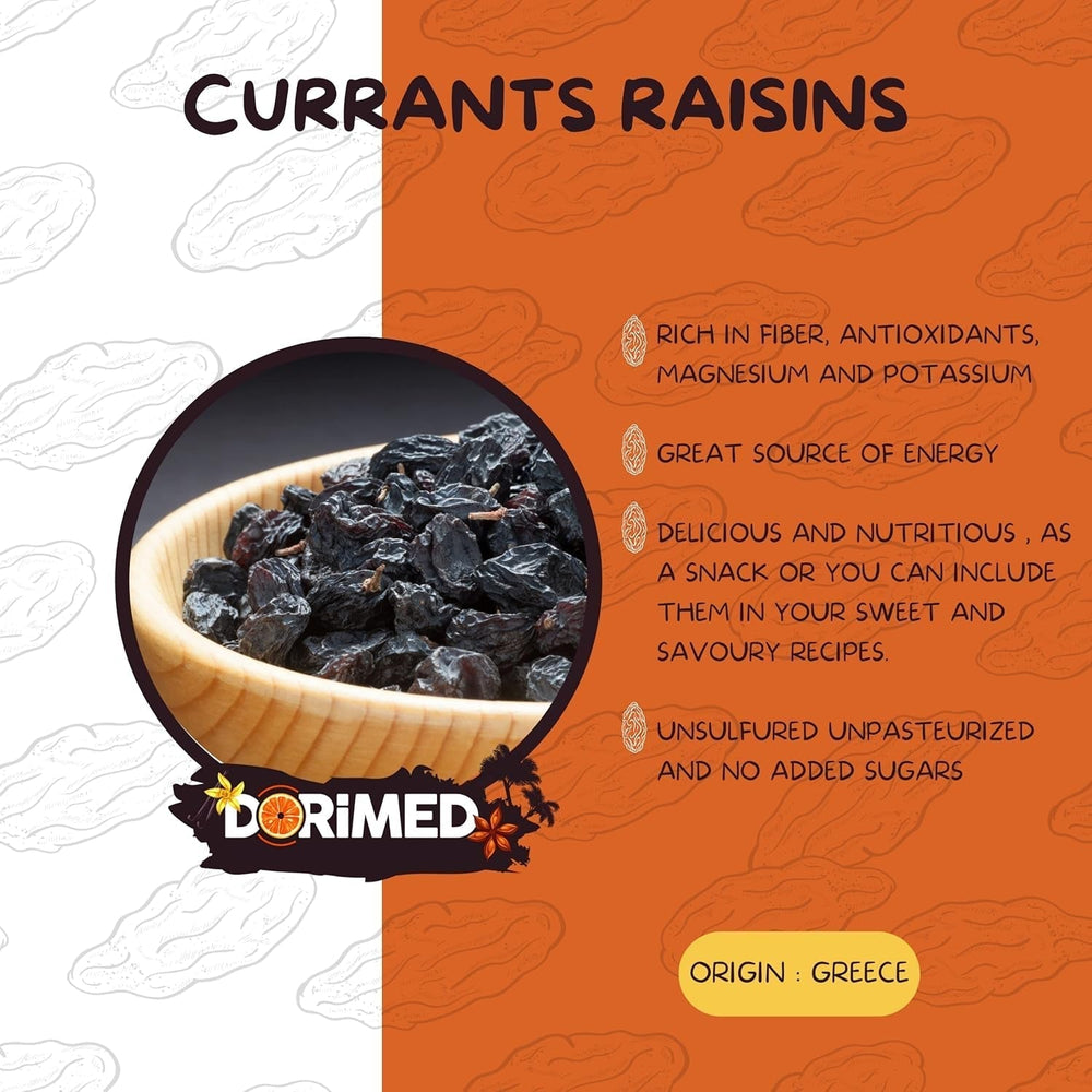 Raisins sultane Groseilles 1 kg I Raisins sultane séchés I Raisins sultane corinthiens I Origine grecque | Raisins Sultana sans pépins sucrés et sucrés | Raisins séchés, séchés ou déshydratés | Sans sucre | Produits déshydratés Naty Shop