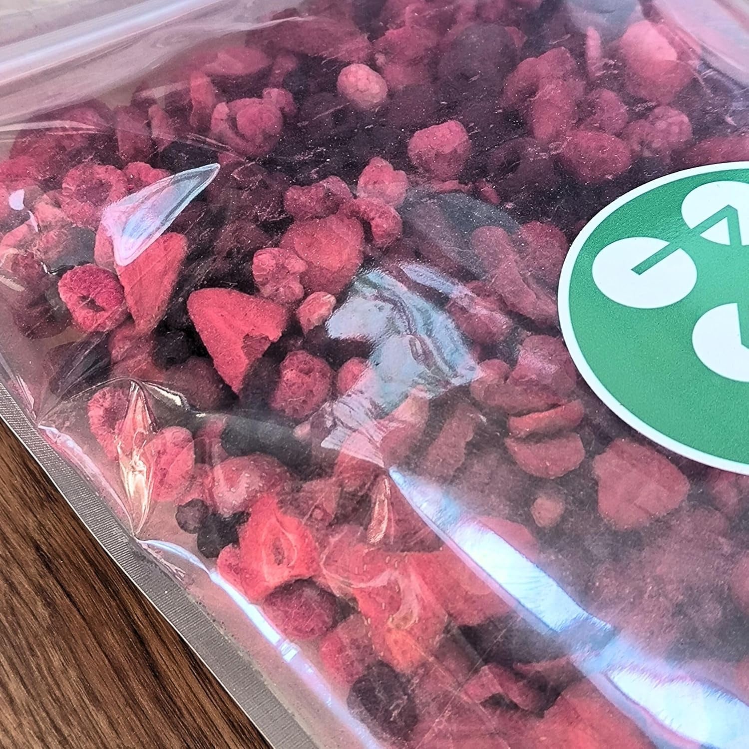 Mélange de fruits lyophilisés Super Baies | XL 300g Fruits secs sans sucre | Fruits secs | Fruits secs Fraises lyophilisées Framboises Myrtilles lyophilisées ZingyZoo Produits déshydratés Naty Shop