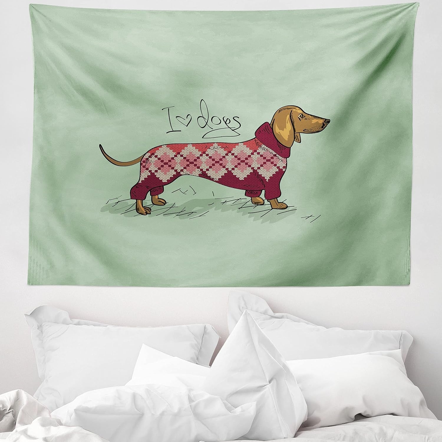 Tapiserie abakuhaus wanderlust harta animala lumii desene Casa - Accesorii si Decoratiuni Naty Shop Teal 150L X 110B Cm