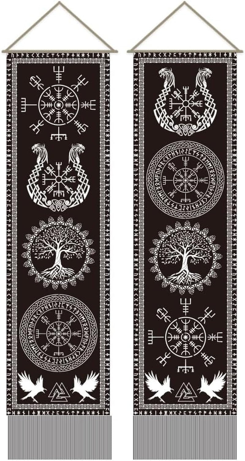 Tapisserie ahandmaker symbole viking runes arbre de vie Accueil - Accessoires et Décorations Naty Shop Default Title