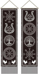Tapisserie ahandmaker symbole viking runes arbre de vie Accueil - Accessoires et Décorations Naty Shop Default Title