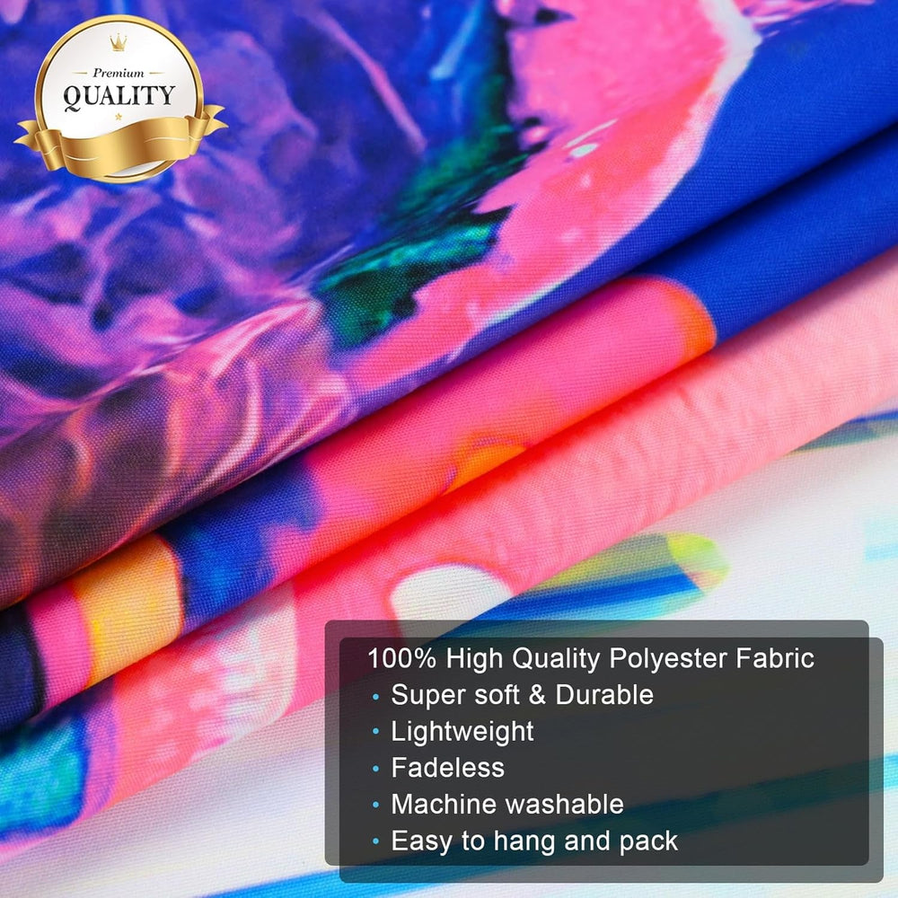 Tapisserie alishomtll lumière noire champignon phase de lune Maison - Accessoires et Décorations Naty Shop