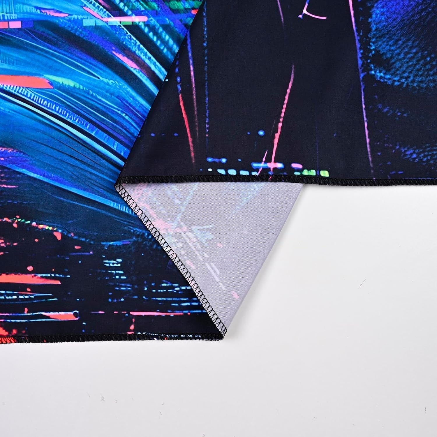 Tapisserie alishomtll crâne fluorescent astronaute lumière noire Maison - Accessoires et Décorations Naty Shop