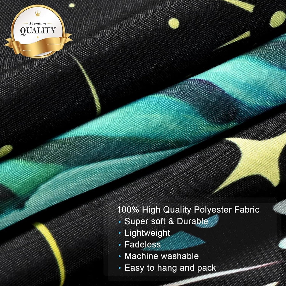 Tapisserie alishomtll papillon phase de lune floral marguerite noir Accueil - Accessoires et Décorations Naty Shop