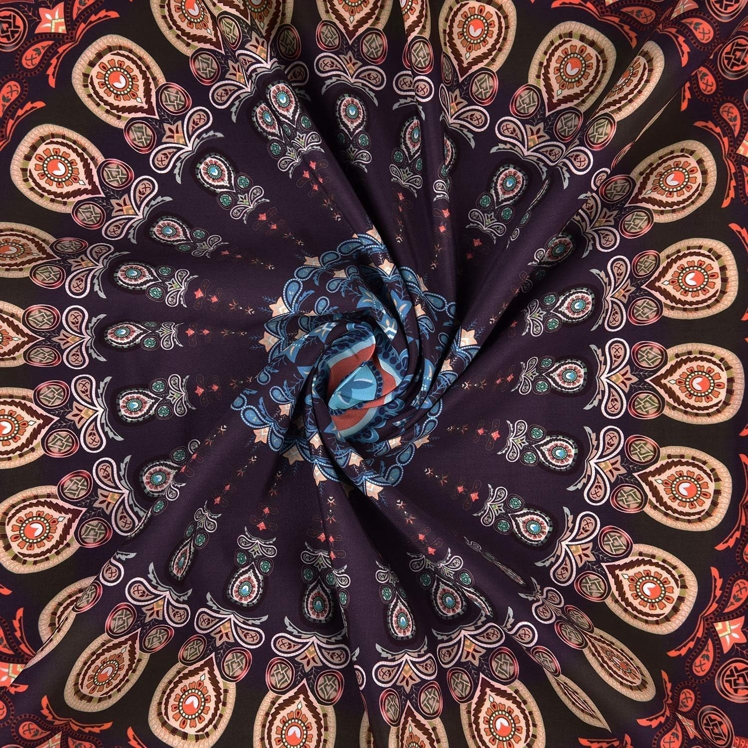 Tapisserie alishomtll bohème mandala toile sable Accueil - Accessoires et Décorations Naty Shop