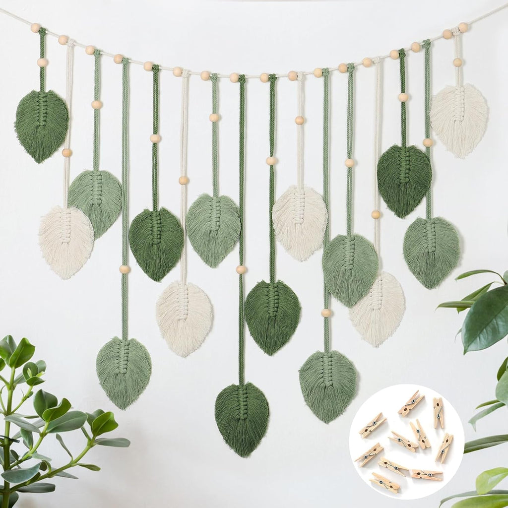 Tapiserie betylifoy wall hanging large deco leaf Casa - Accesorii si Decoratiuni Naty Shop Salutări