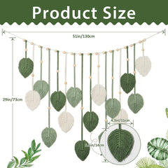 Tapiserie betylifoy wall hanging large deco leaf Casa - Accesorii si Decoratiuni Naty Shop