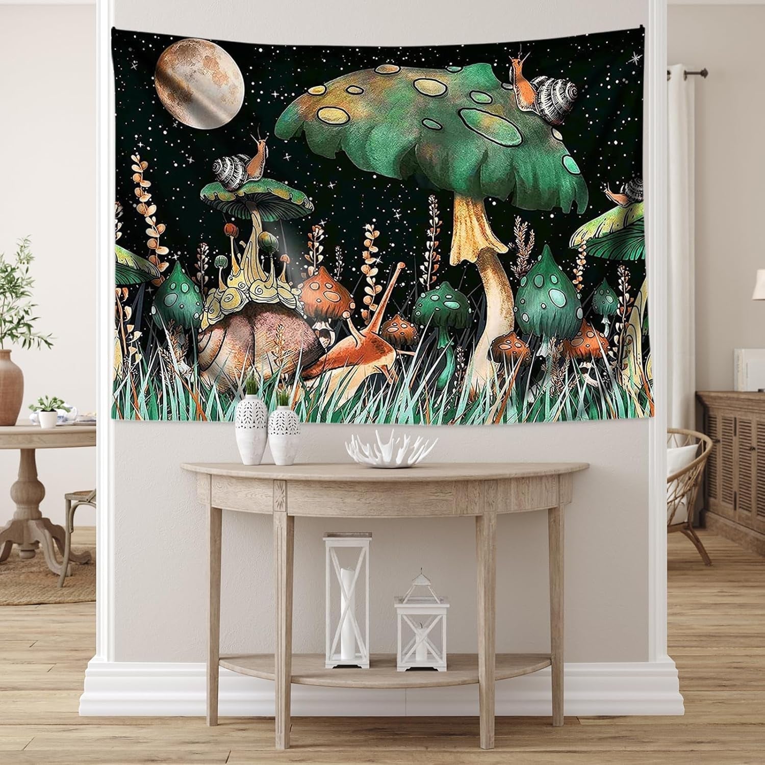 Tapisserie champignons de la jungle suspendus escargots de la forêt Accueil - Accessoires et Décorations Naty Shop Default Title