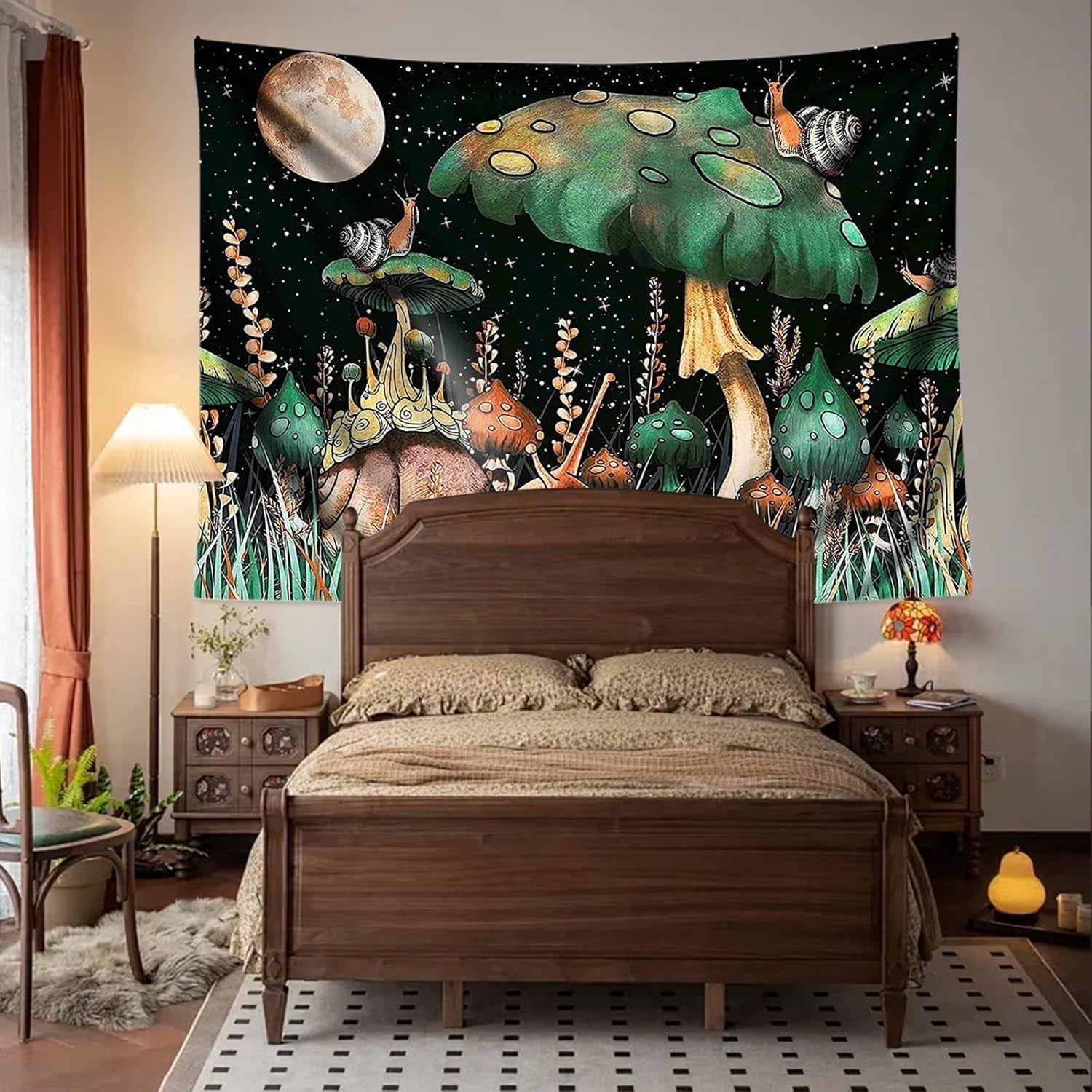 Tapiserie ciuperci jungla agatare melci din padurea Casa - Accesorii si Decoratiuni Naty Shop