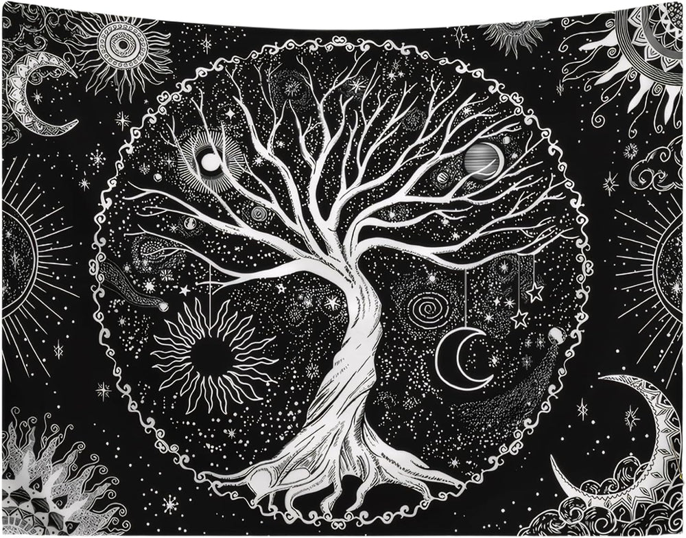 Tapisserie arbre de vie soleil lune Accueil - Accessoires et Décorations Naty Shop Default Title