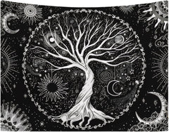 Tapisserie arbre de vie soleil lune Accueil - Accessoires et Décorations Naty Shop Default Title