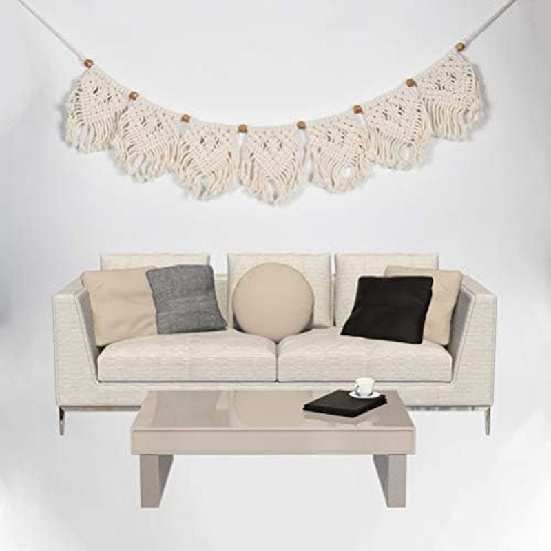 Tapisserie franges guirlande bannière coton tissus mariage Accueil - Accessoires et Décorations Naty Shop