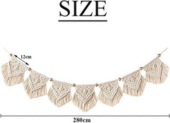 Tapisserie franges guirlande bannière coton tissus mariage Accueil - Accessoires et Décorations Naty Shop