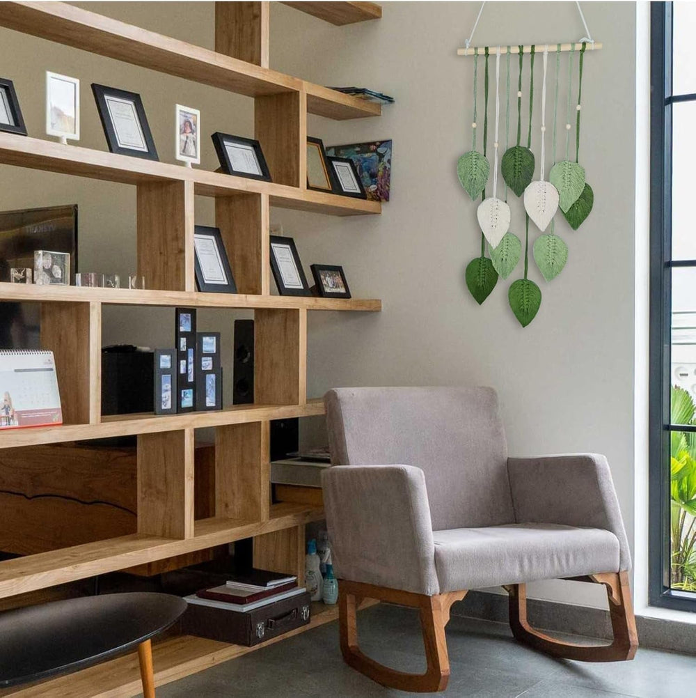 Crochet tapisserie feuilles fait main Accueil - Accessoires et Décorations Naty Shop