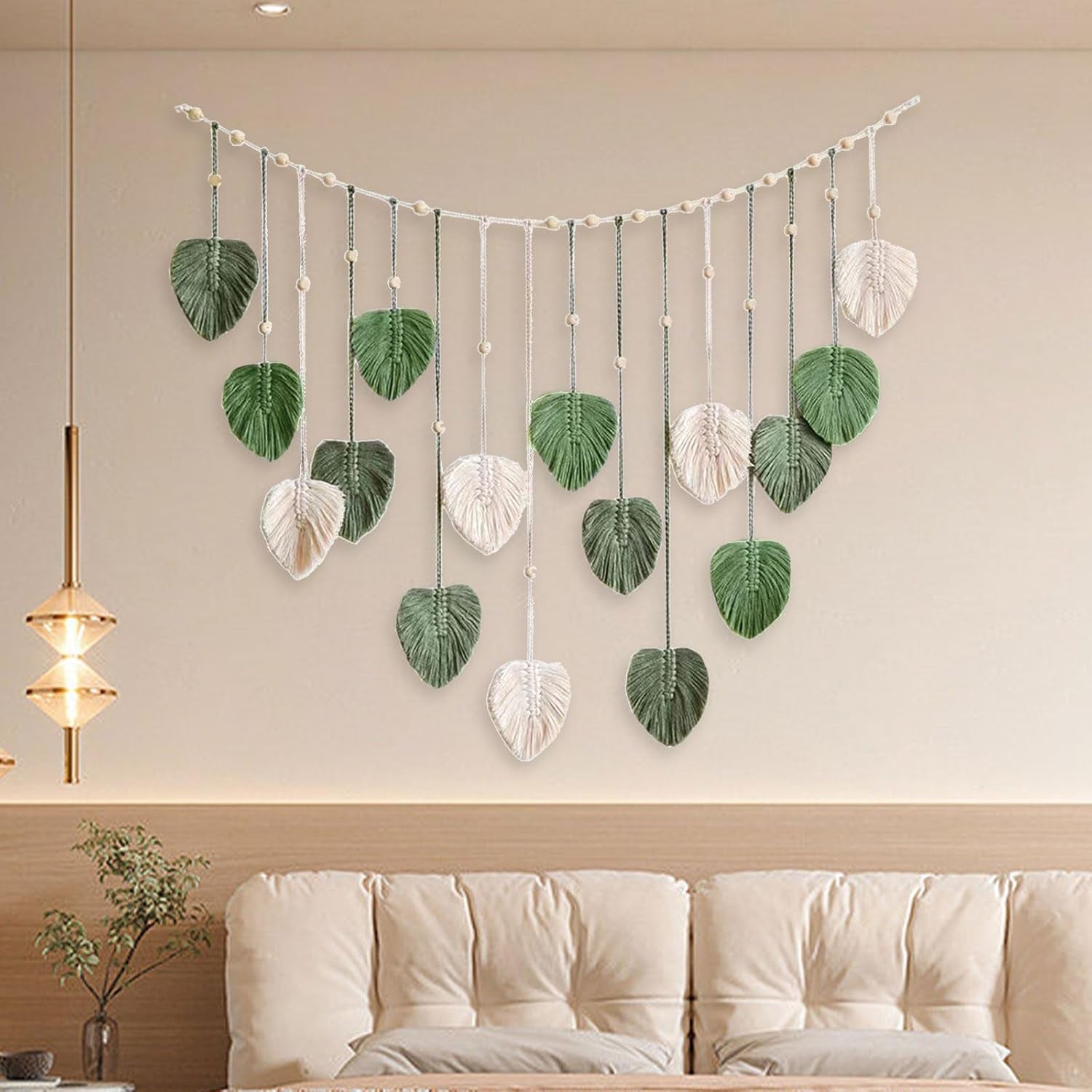 Tapiserie frunze mare tesute femei camera pepiniera Casa - Accesorii si Decoratiuni Naty Shop