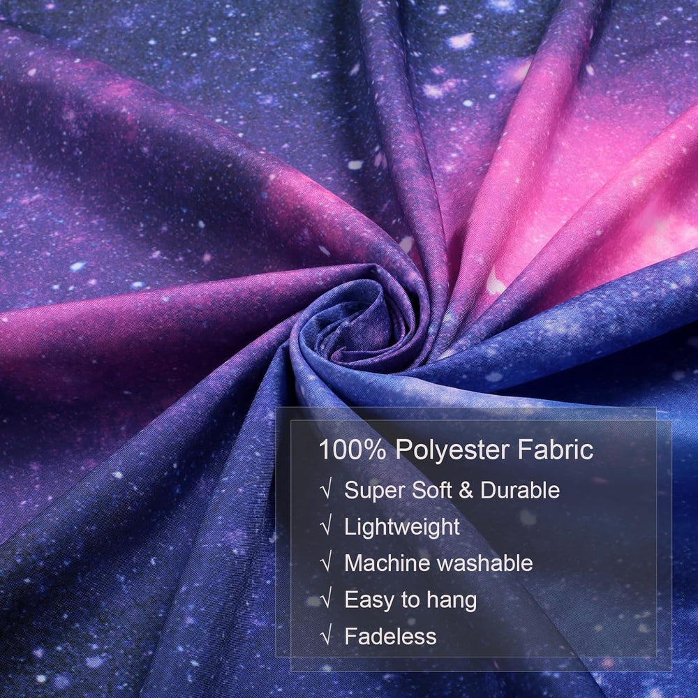 Tapisserie galaxie lumière noire ciel étoilé bleu réactif Accueil - Accessoires et Décorations Naty Shop