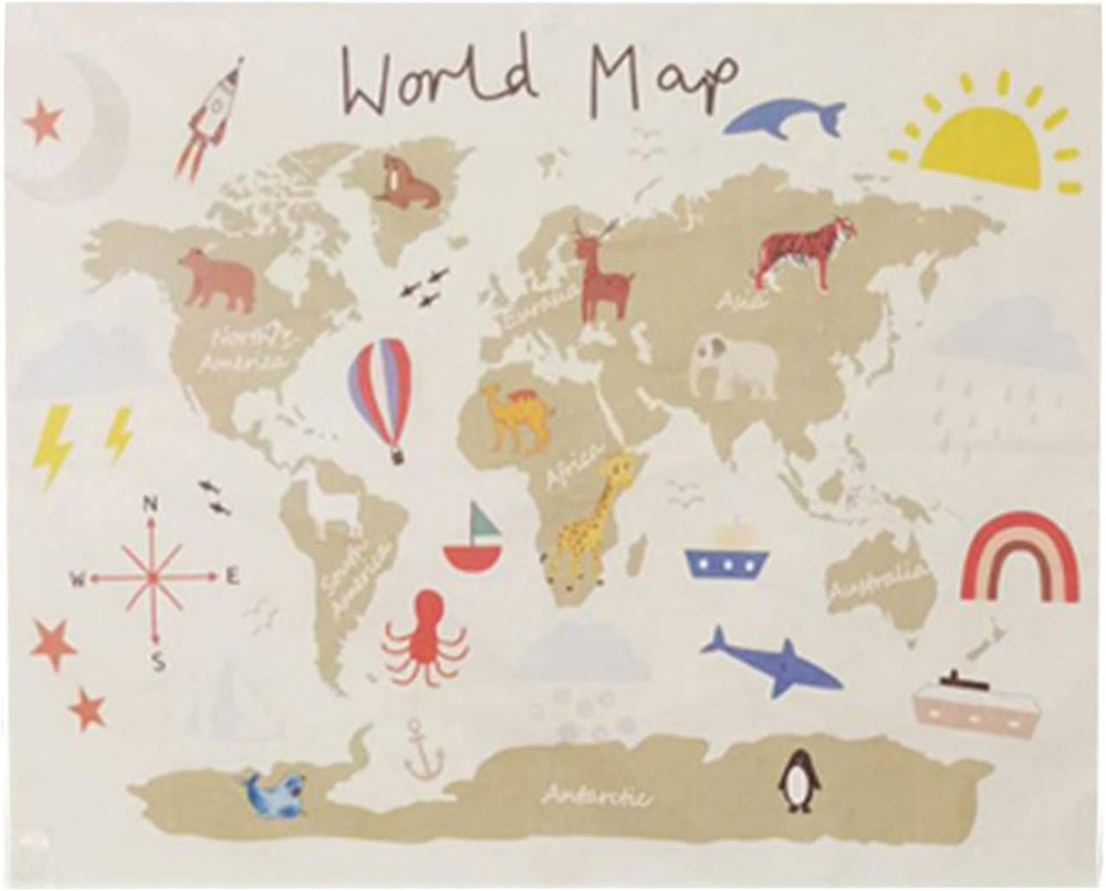 Haokaini tapisserie carte du monde lit bébé photo Accueil - Accessoires et Décorations Naty Shop Default Title