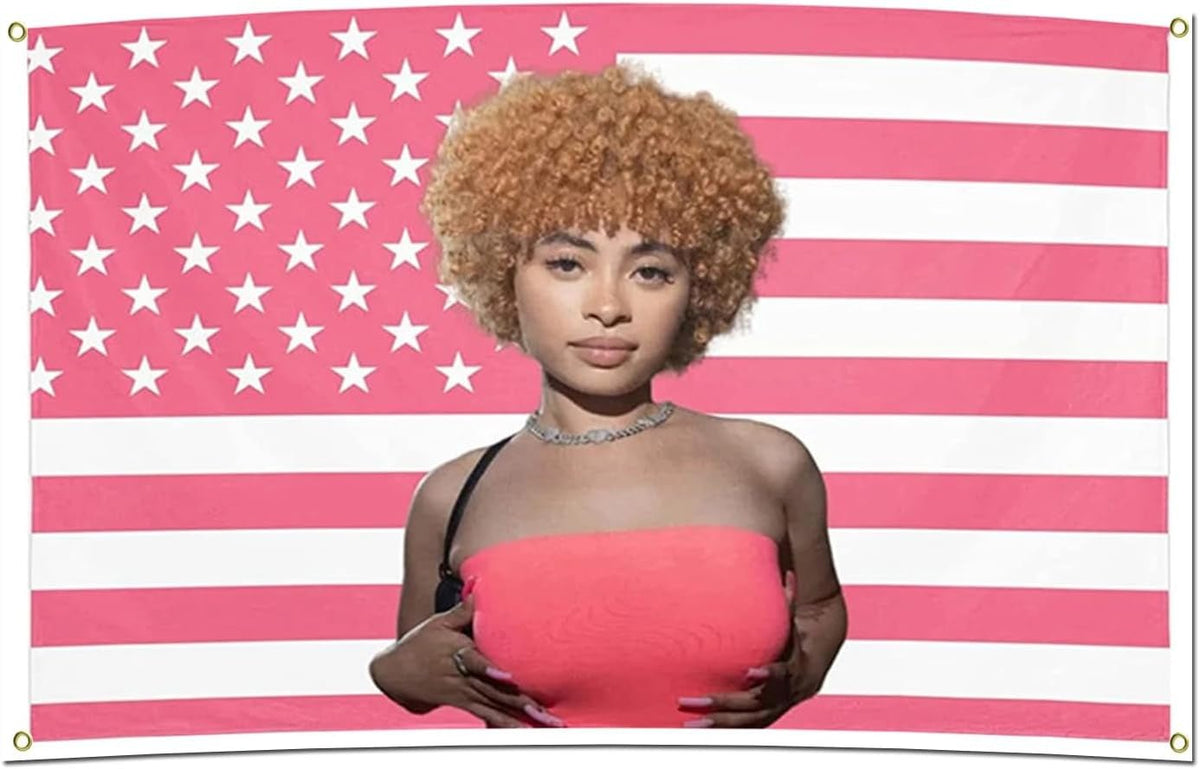 Tapiserie ice spice flag pink steaguri Casa - Accesorii si Decoratiuni Naty Shop Default Title