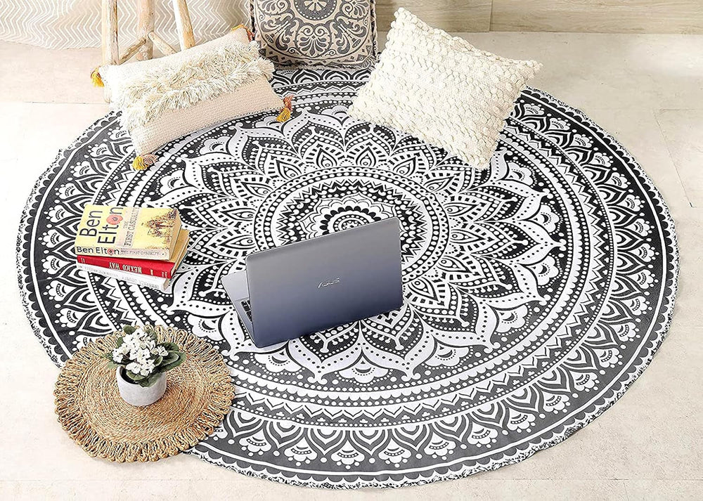Tapisserie Inde serviette de plage ronde mandala hippiegrand indien Accueil - Accessoires et Décorations Naty Shop Default Title