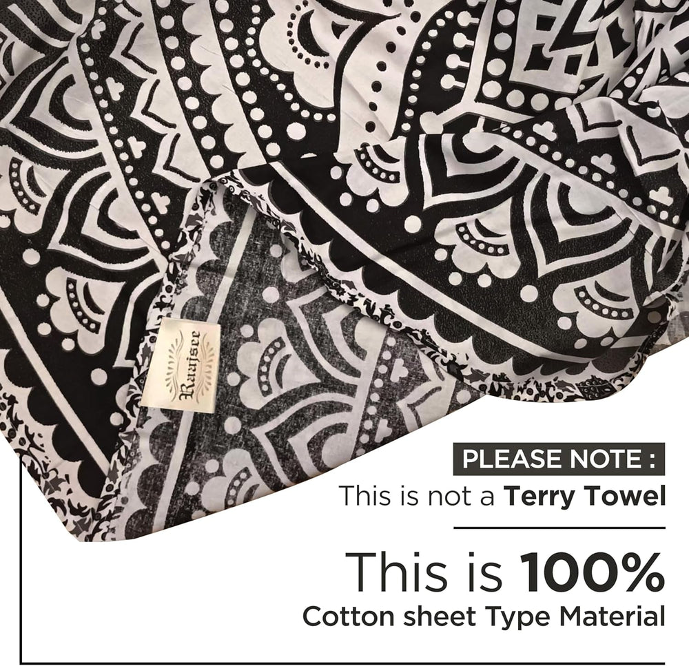 Tapisserie Inde serviette de plage ronde mandala hippiegrand indien Maison - Accessoires et Décorations Naty Shop