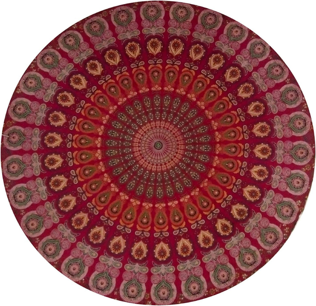 Tapisserie Inde serviette de plage ronde mandala hippie grande Maison Indienne - Accessoires et Décorations Naty Shop Default Title