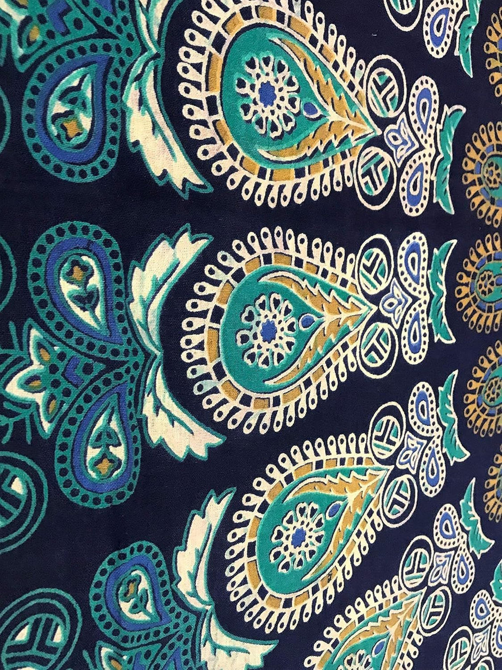 Tapisserie indienne mandala psychédélique éléphant bleu turquoise Accueil - Accessoires et Décorations Naty Shop