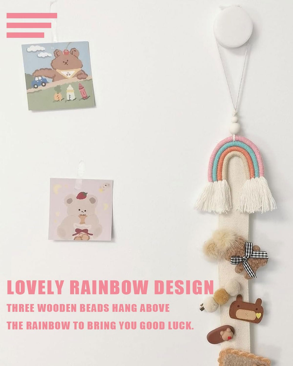 Tapisserie kgduyc pièce tissée main arc-en-ciel14 chambre d'enfant arc-en-ciel Maison - Accessoires et Décorations Naty Shop