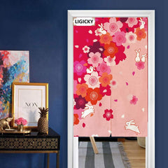 Tapisserie rideau japonais noren longue porte tapisseri Casa - Accessoires et Décorations Naty Shop