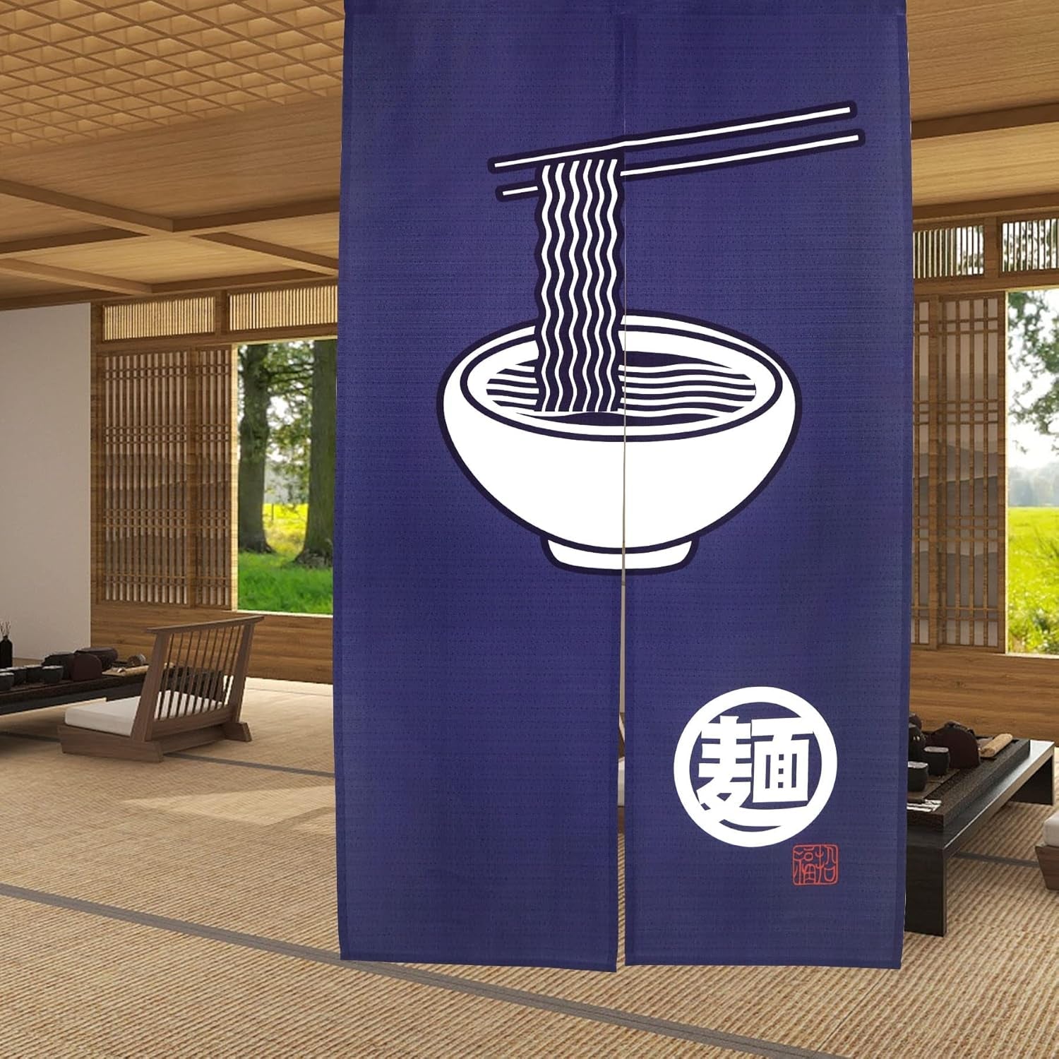 Rideau tapisserie rideaux noren japonais porte longue Maison - Accessoires et Décoration Naty Shop