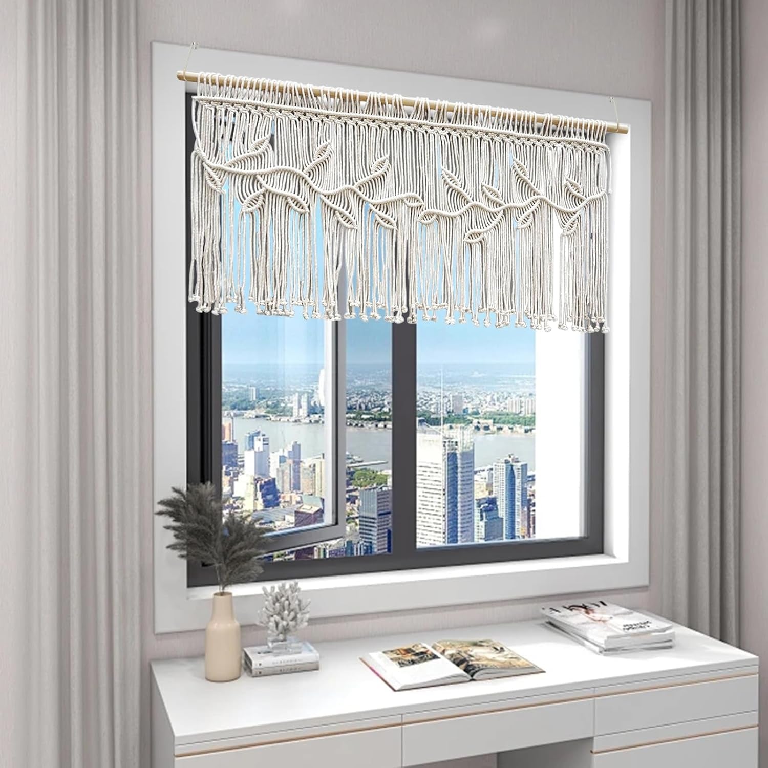 Tapiserie perdea usa tesute fildes Casa - Accesorii si Decoratiuni Naty Shop