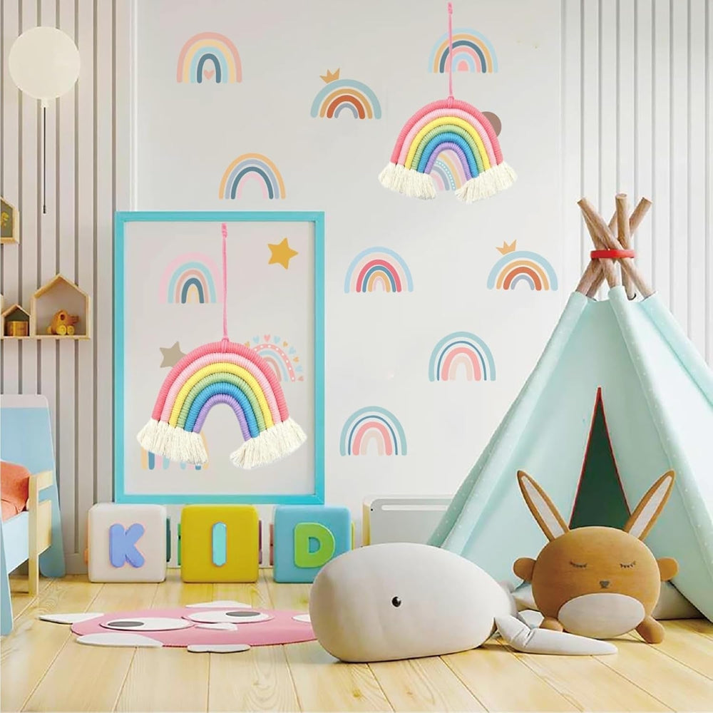 Tapisserie décorative arc-en-ciel décorant la chambre de la chambre d'enfant Casa - Accessoires et Décorations Naty Shop