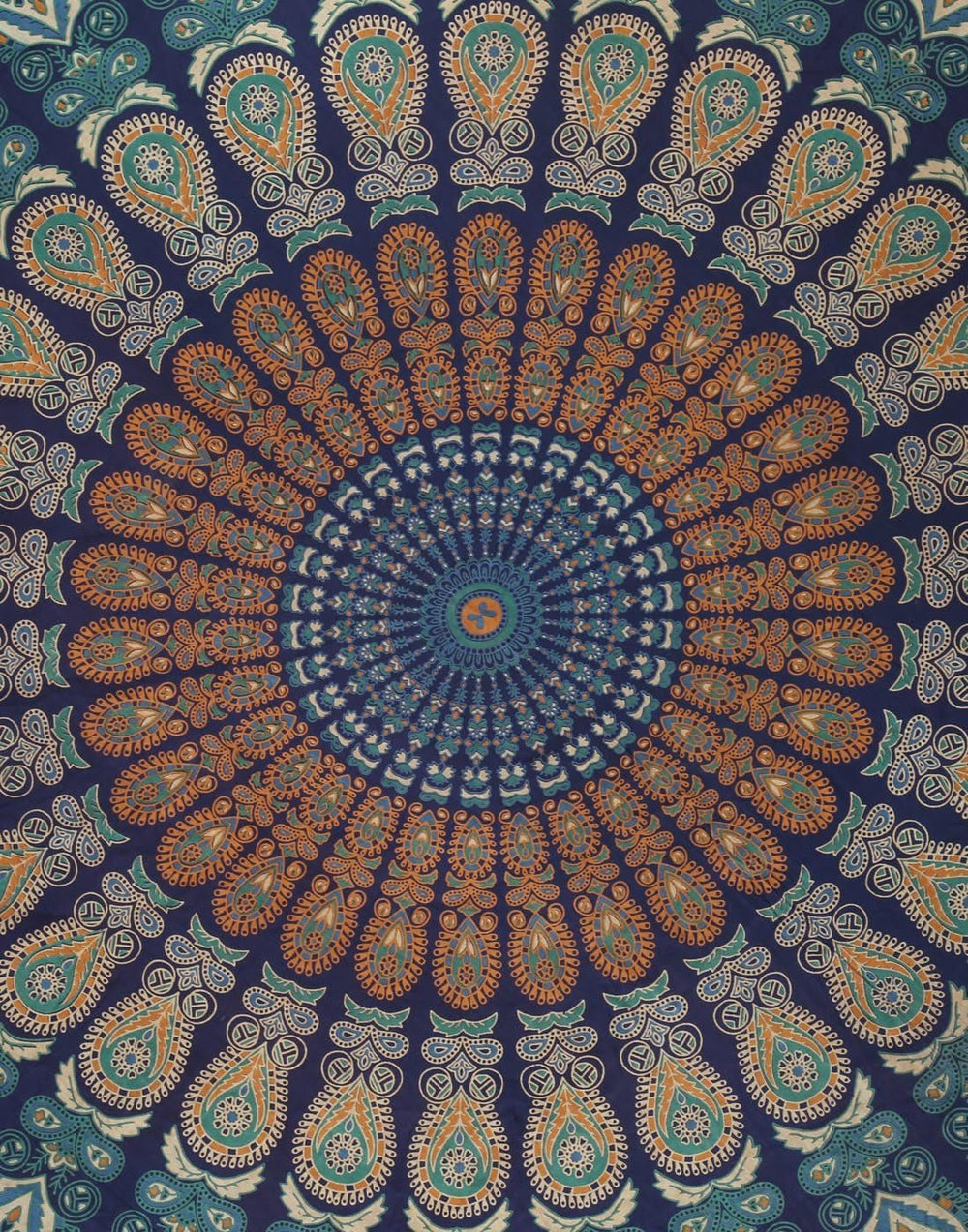 Tapisserie ronde paon mandala centimètres roundie hippie devant Accueil - Accessoires et Décorations Naty Shop