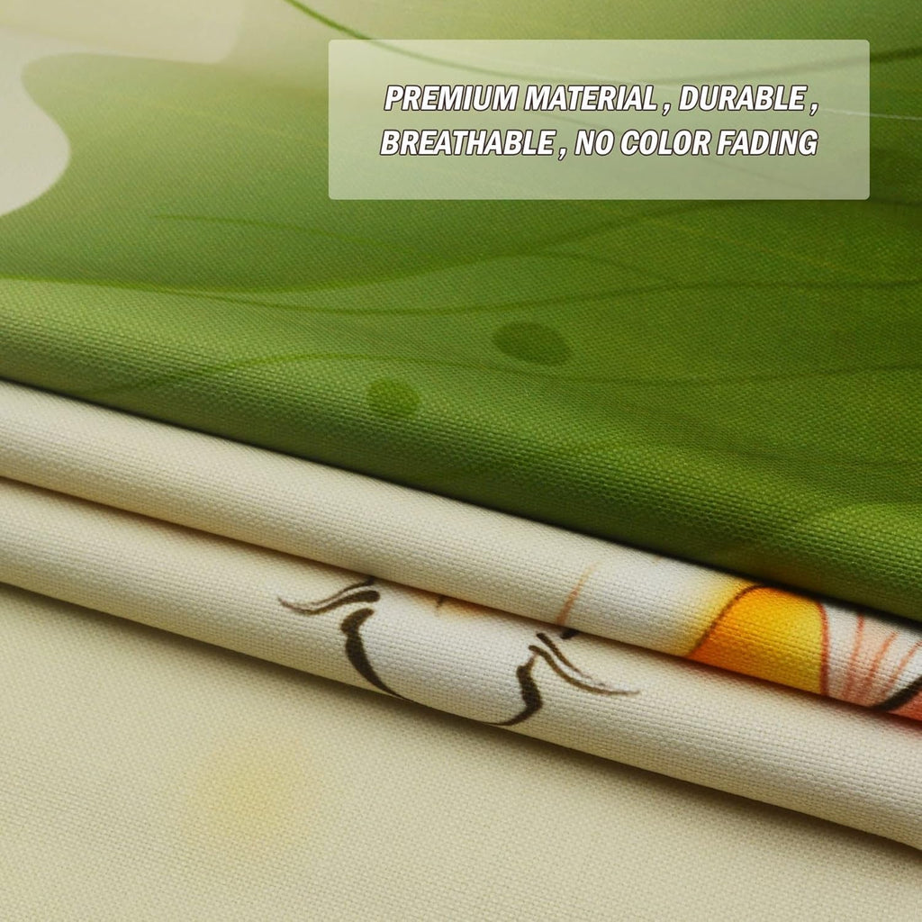 Tapiserie stil japonez lenjerie groasa noren lunga lotus Casa - Accesorii si Decoratiuni Naty Shop