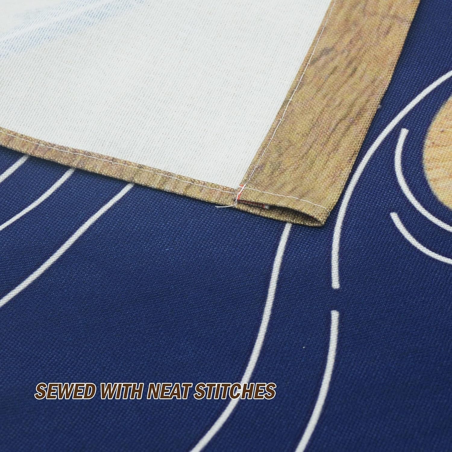 Tapisserie de style japonais rideau long noren en lin épais Maison - Accessoires et Décorations Naty Shop